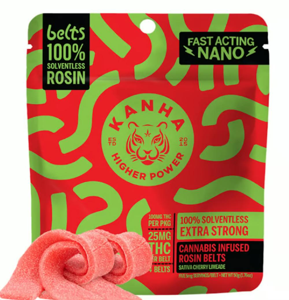 Product Kanha Rosin Belts | Cherry Limeade | 100mg