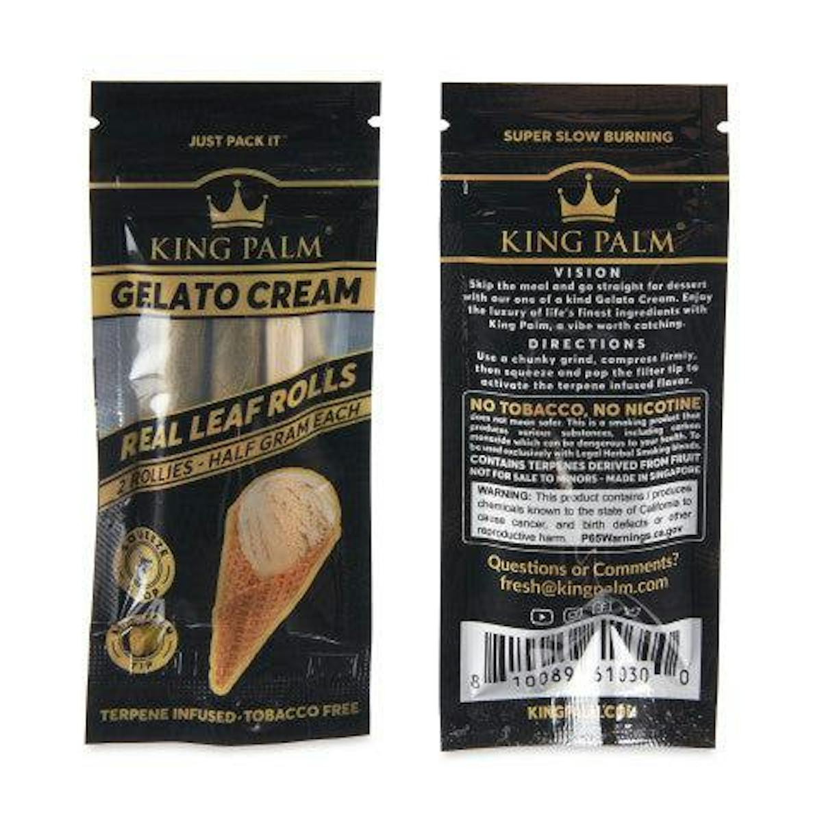 Image of Gelato Cream Rollie” King Palm 2pk