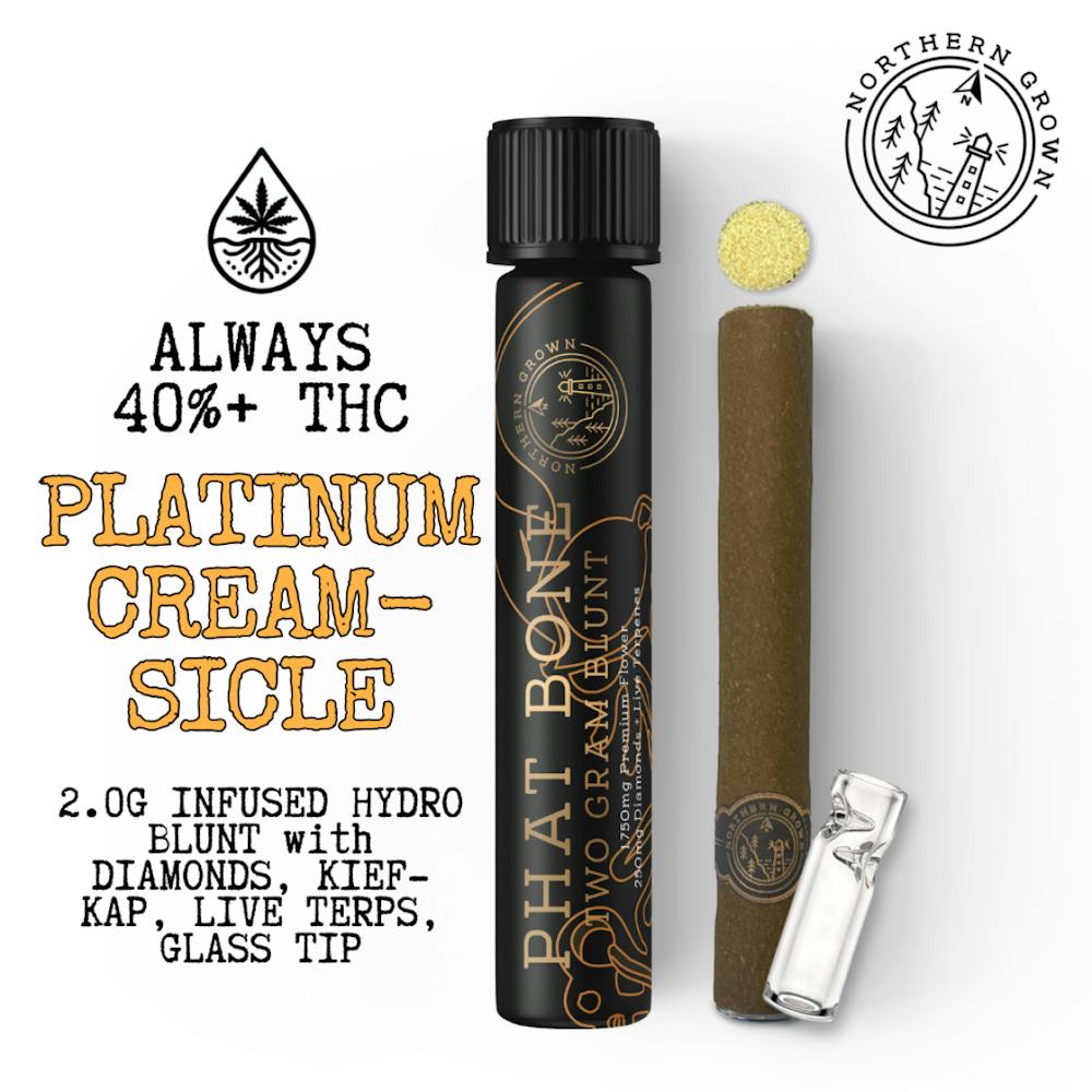 Product Platinum Creamsicle Phat Bone Infused Cannagar | Pre Rolls | 2g