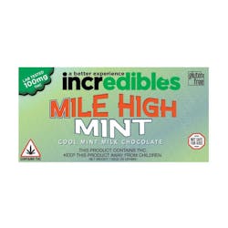 Chocolate Bar-Mile High Mint 100mg