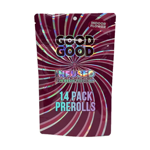 Good Good - 14-Pack 1g Infused Prerolls - Blueberry Muffin