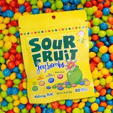 image of Joy Bombs Sour Fruit (40pk / 100mg THC)