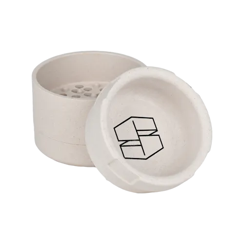 Stache Hemp Grynder – Stone White-active