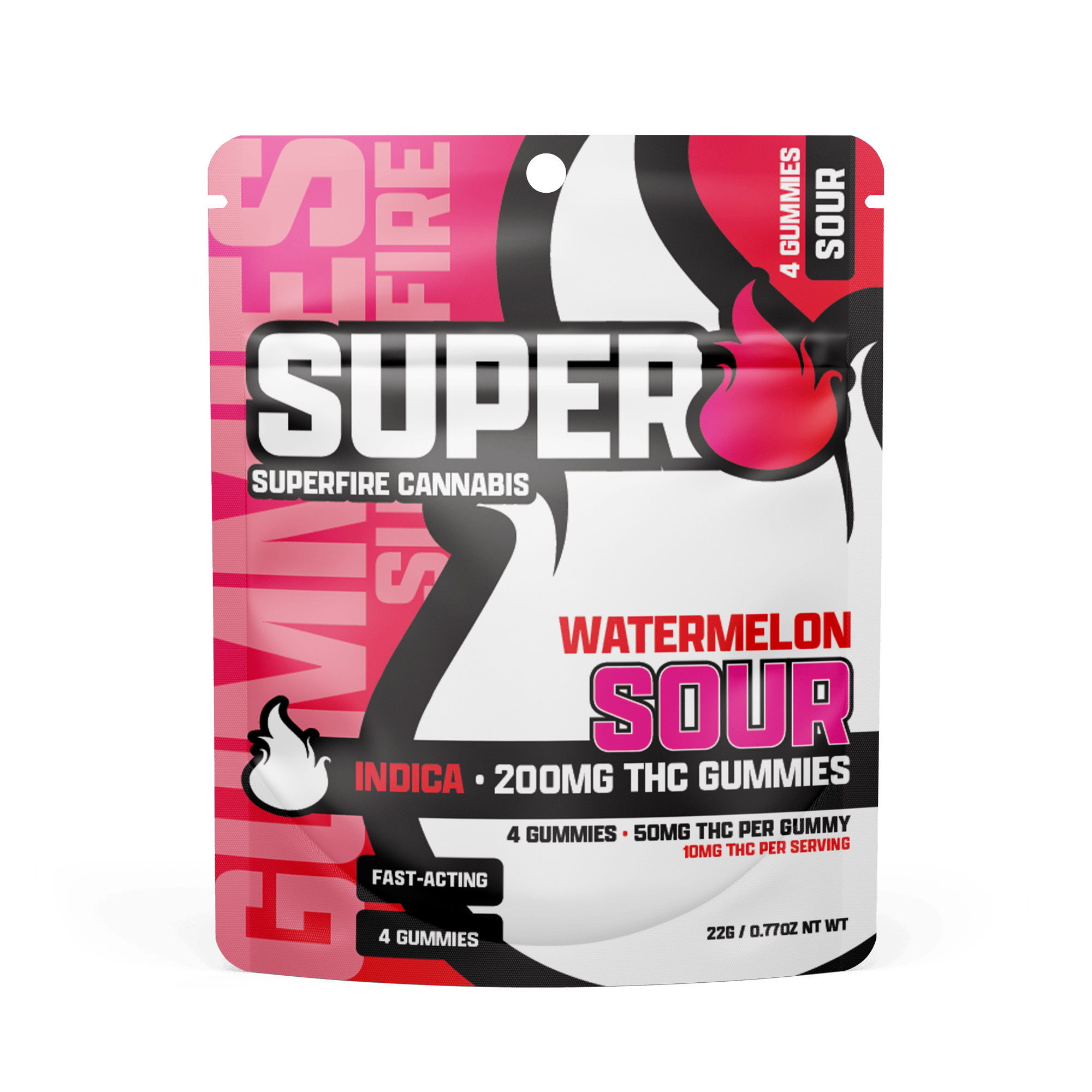 Superfire - 200mg Gummies - Sour Watermelon