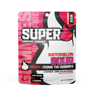 Superfire - 200mg Gummies - Sour Watermelon
