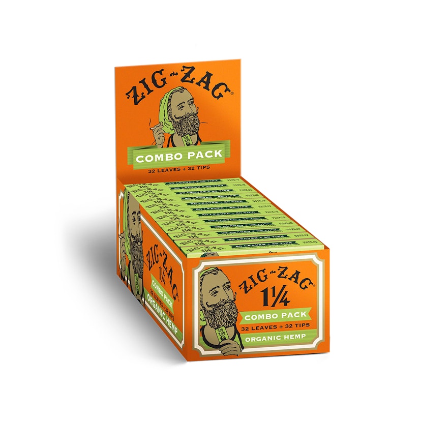 Zig Zag Rolling Papers Combo Pack 1 1/4 (ORGANIC HEMP)