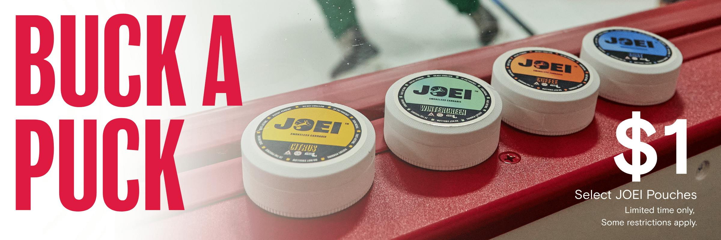 JOEI Smokeless Cannabis THC Pouches - Buck a Puck