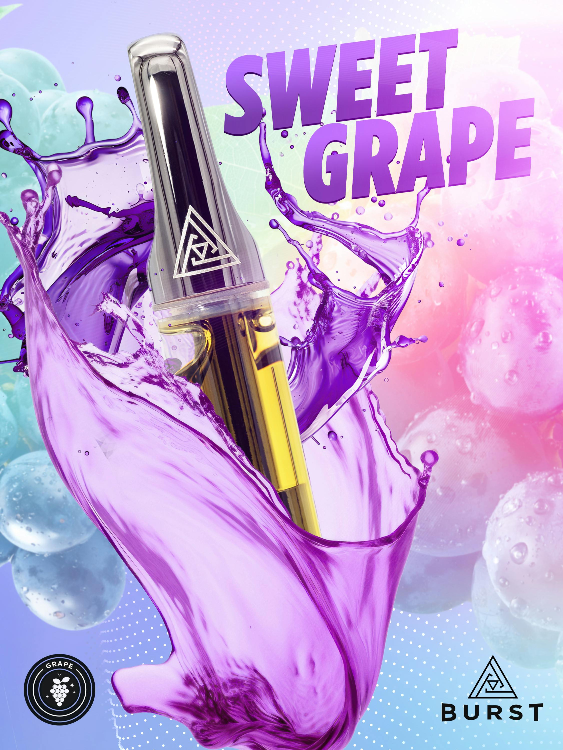 Pyramid Burst Cartridge 1000mg - Sweet Grape
