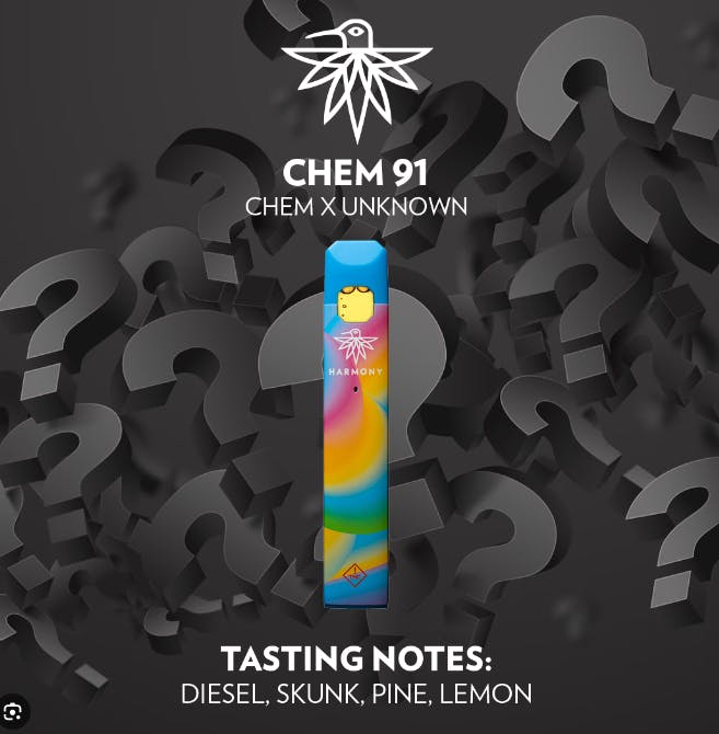 Photo of Harmony – Rainbow Velvet Live Rosin Sauce – Disposable – Chem 91 (S)
