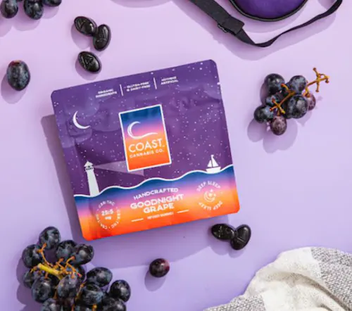 DEEP SLEEP | Goodnight Grape Gummies | 25mg CBN :5mg THC 100mg-1