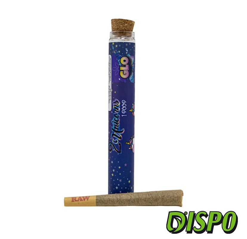 Glo Farms - 2 Unicorns 1 Poop Bubble Hash Infused Pre-Roll