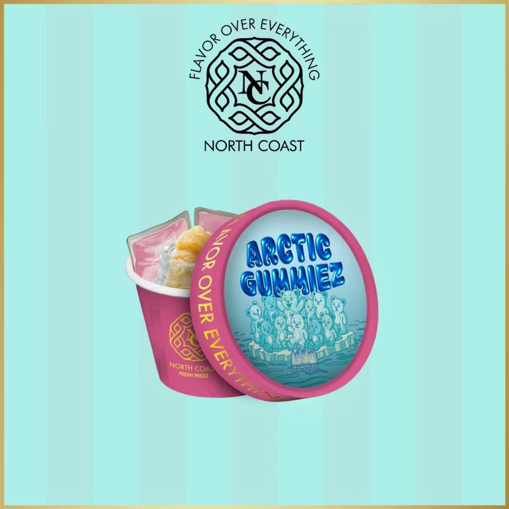 North Coast x Black Label - 1g Fresh Press Rosin Tier 2 - Arctic Gummiez