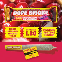 DOPE SMOKE | Cherry Pie | Liquid Diamond Infused Joint | 1.2G - product image at King of Budz
