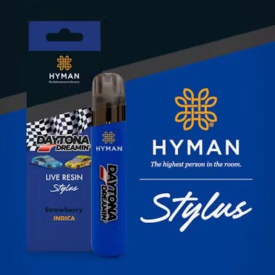 Product: HYMAN | DAYTONA DREAMIN' | LIVE RESIN DISPOSABLE STYLUS INDICA