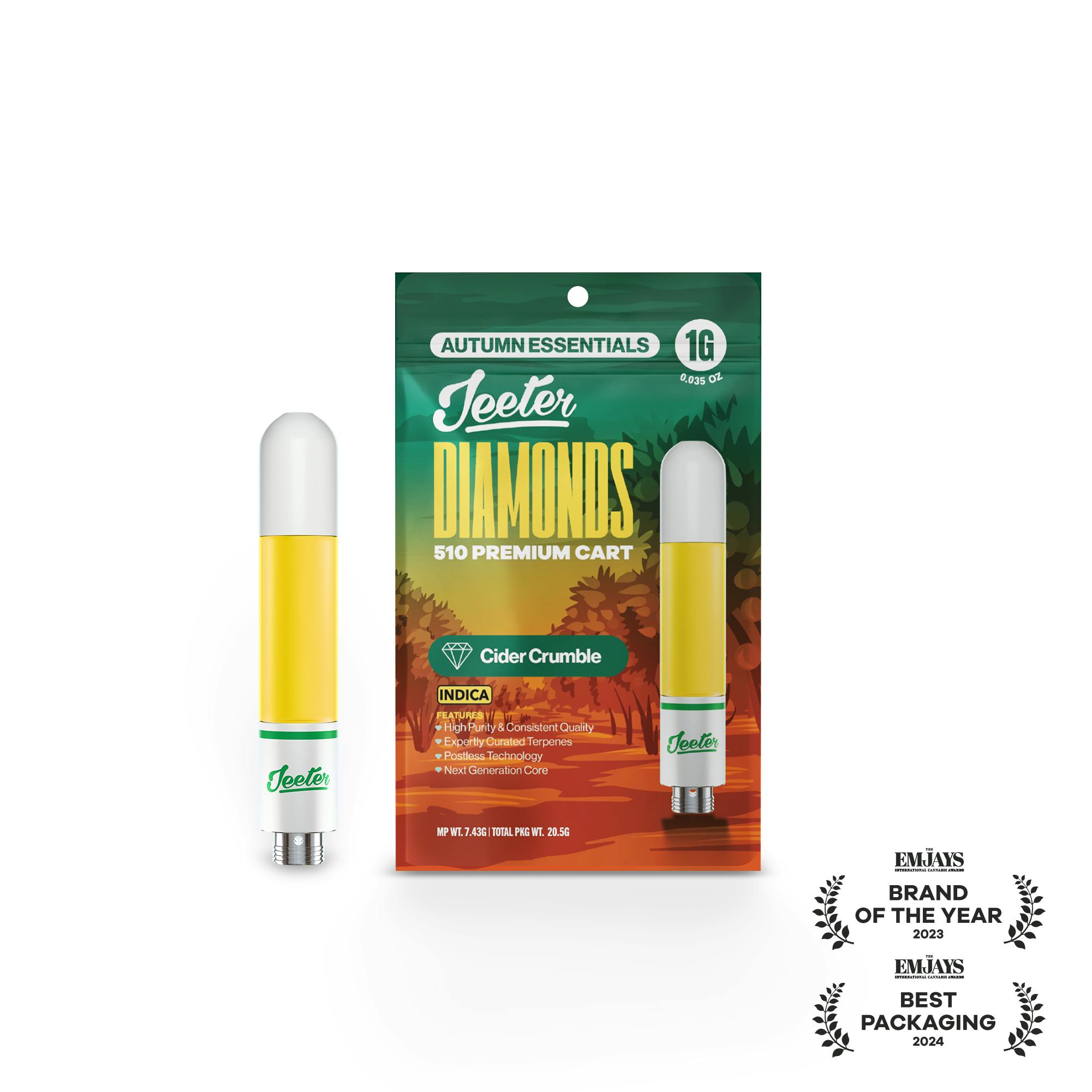 Jeeter Cider Crumble Liquid Diamonds Cartridge