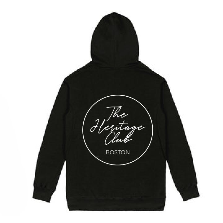 Photo of Super Heavyweight Pullover Hooded Sweatshirt (Big Circle) – Black – L – The Heritage Club