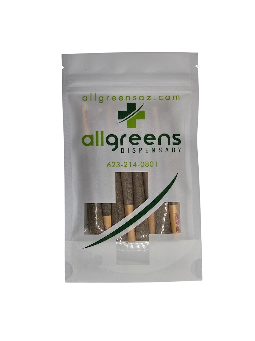 Allgreens Jack Herer Preroll: 8pk (S)