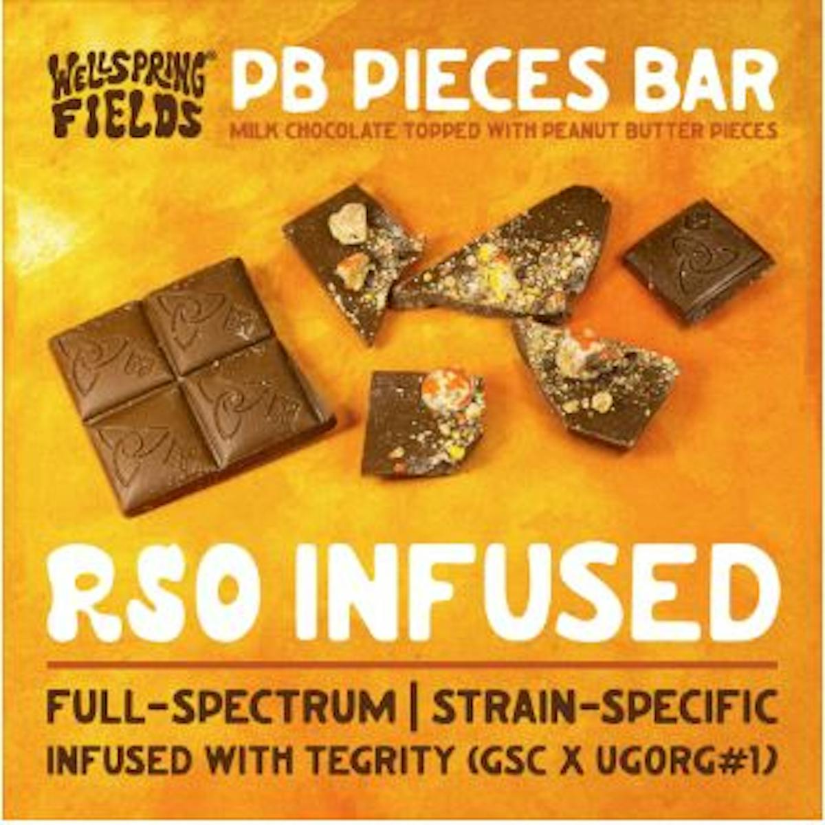 Photo of RSO Infused Peanut Butter Pieces Bar