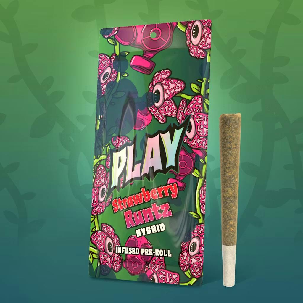 PLAY - 1.2g Infused Preroll - Strawberry Runtz