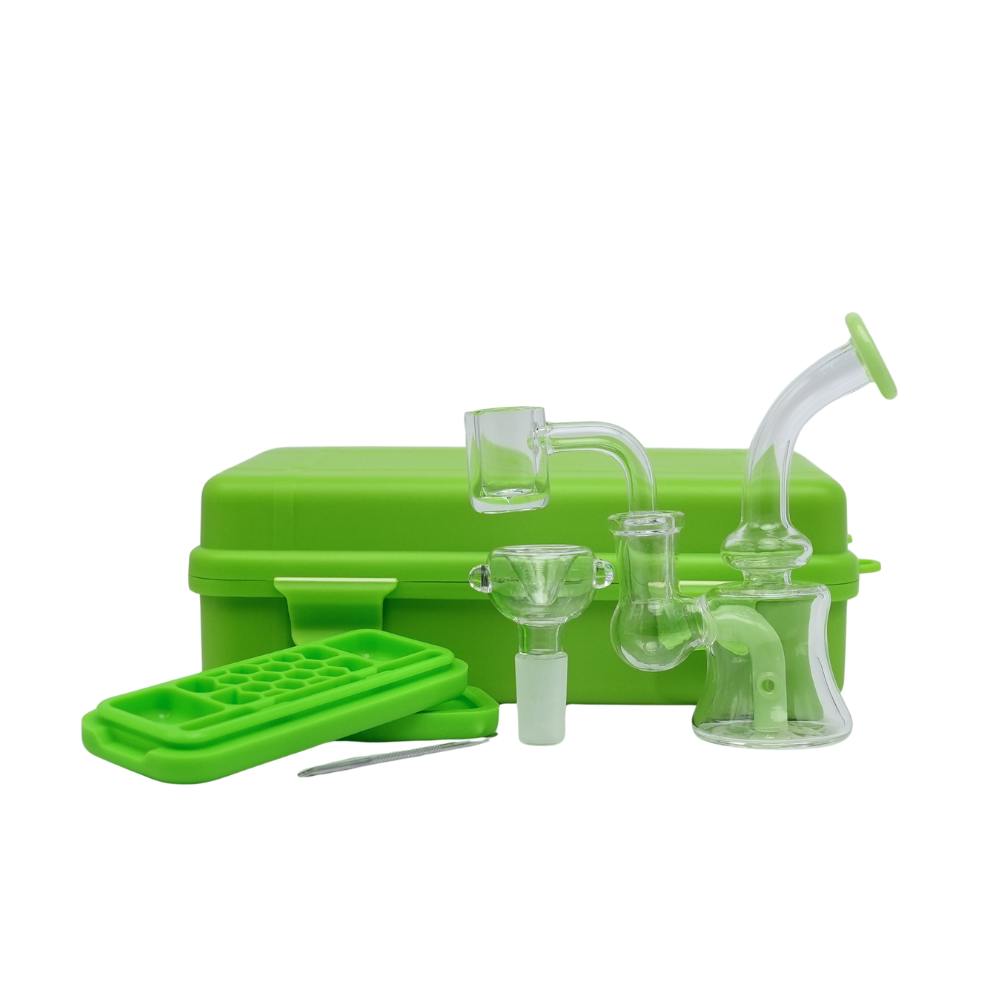 Arsenal - HitBox Travel Dab Rig Smoking Kit - Green