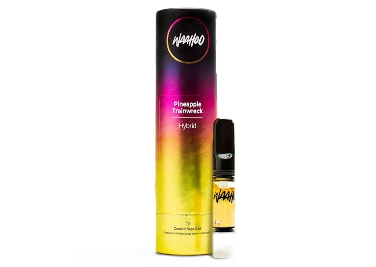 Photo of Waahoo | Pineapple Trainwreck Distillate Ceramic Vart Cartridge 1g