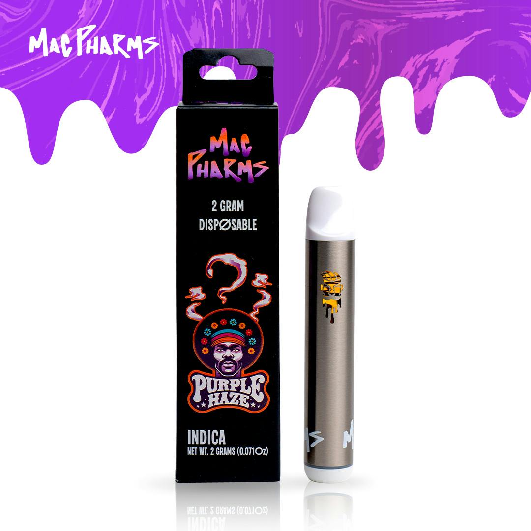 Mac Pharms - 2g Disposable - Purple Haze