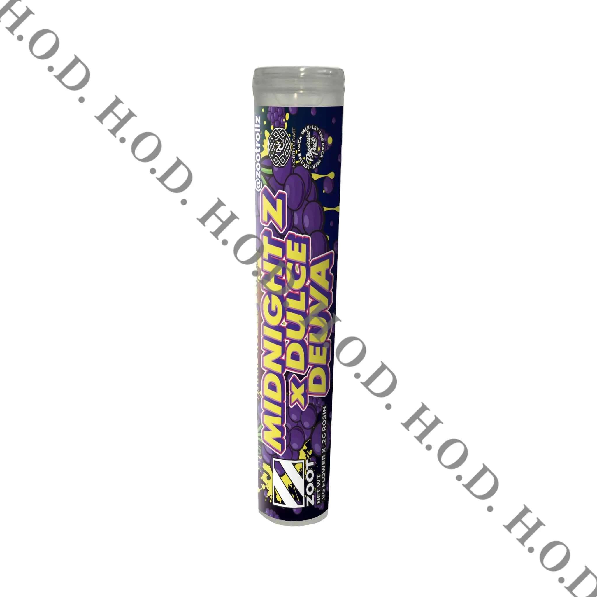 Zoot Rollz Midnight Z x Dulce De Uva Hash Hole Pre-Roll 1g | House