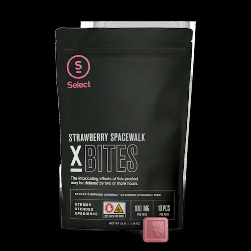Strawberry Spacewalk X Bites (H) – Gummies (100mg)-1