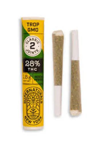 Supernaturals | Trop GMO | Classic Preroll Joint I 2pk | 1.5g I Indica-Hybrid-active