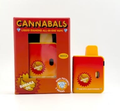 Vape | Cannabals | Liquid Diamond | Banana OG | 2g