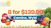 8 for $139.99 - Camino and Wyld Gummies