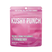 Kushy Punch - 100mg Gummies - Strawberry