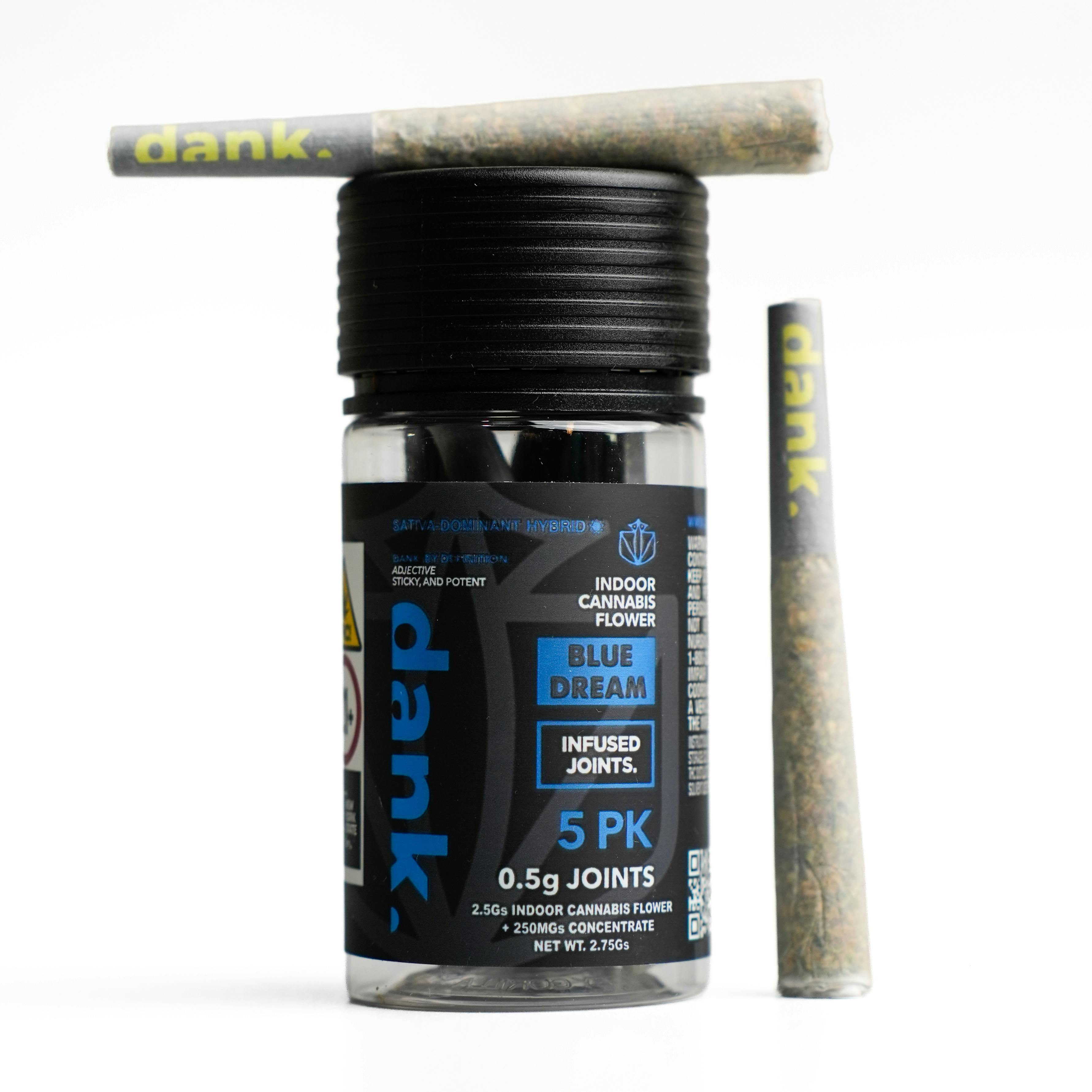 Dank Blue Dream 5pk 2.5g Infused Pre-Rolls
