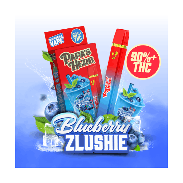 Papa's Herb | Blueberry Zlushie (1g) AIO Vape Cartridge | The Grove