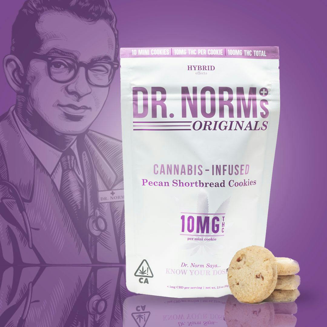 Pecan Shortbread 10mg Cookies