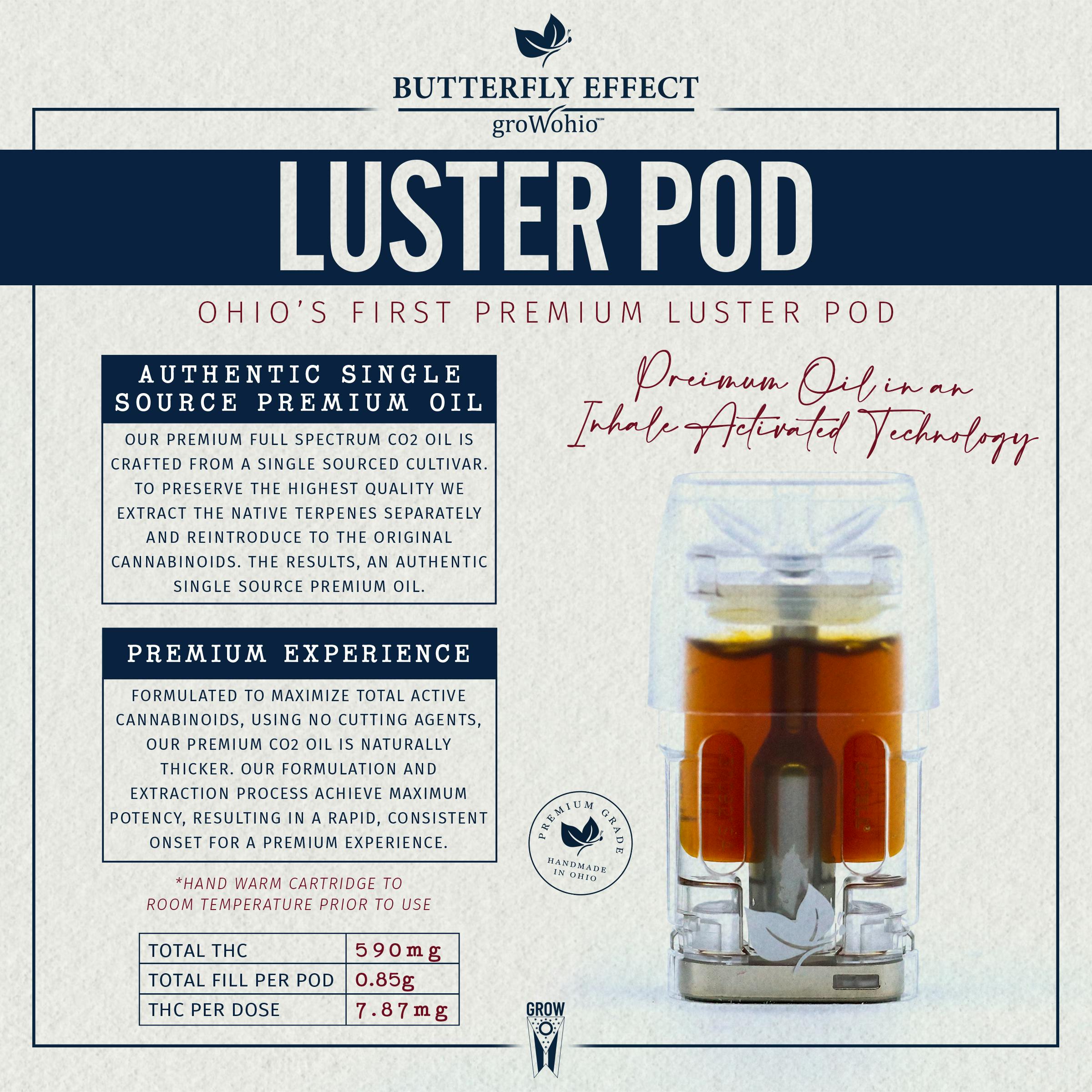 luster pod vape Super Buff Cherry #26 [.85g] Anyone know what the 3d Printed Luster Pod Brand_Covert Select Flavor ::Sour Pink Dust