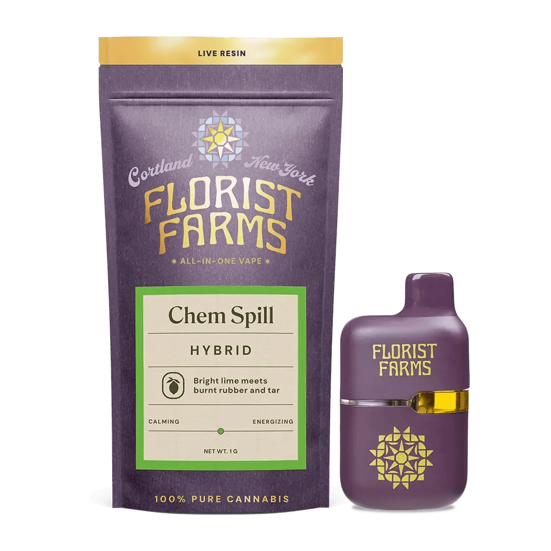 Florist Farms - 1g Live Resin Disposable - Chem Spill