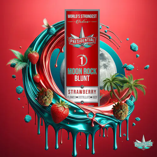 PRESIDENTIAL | MOON ROCK BLUNT | STRAWBERRY | 1.5G-active