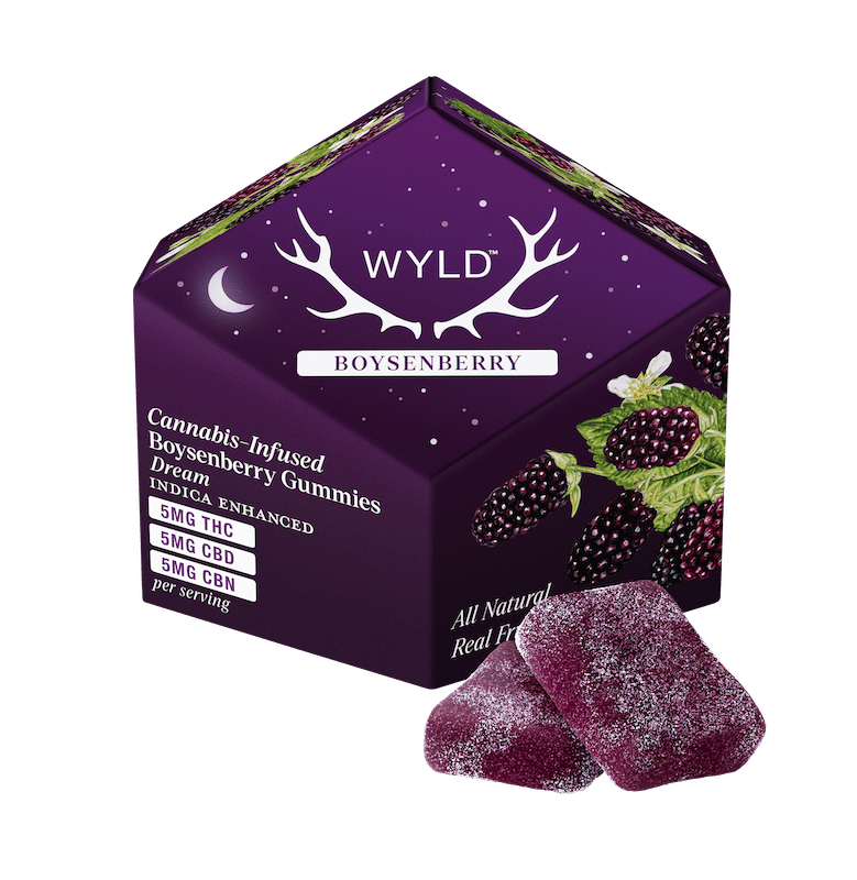 Product WYLD - Boysenberry 1:1:1 THC:CBD:CBN Gummies (100mg 10pk)