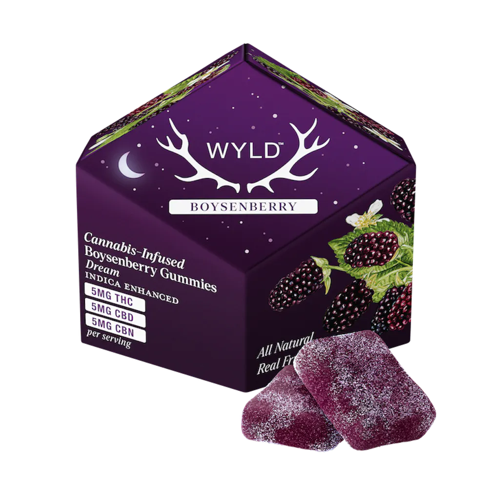 Product WYLD - Boysenberry 1:1:1 THC:CBD:CBN Gummies (100mg 10pk)