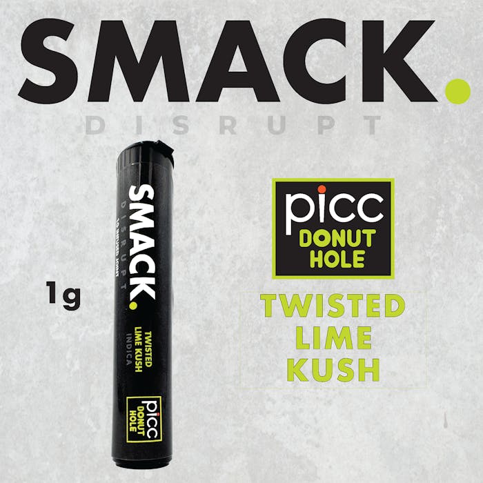 SMACK. - Twisted Lime Kush Infused Preroll by SMACK.