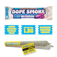 DOPE SMOKE | Vanilla Soft Serve | Liquid Diamond Infused Joint | 1.2G - product image at King of Budz