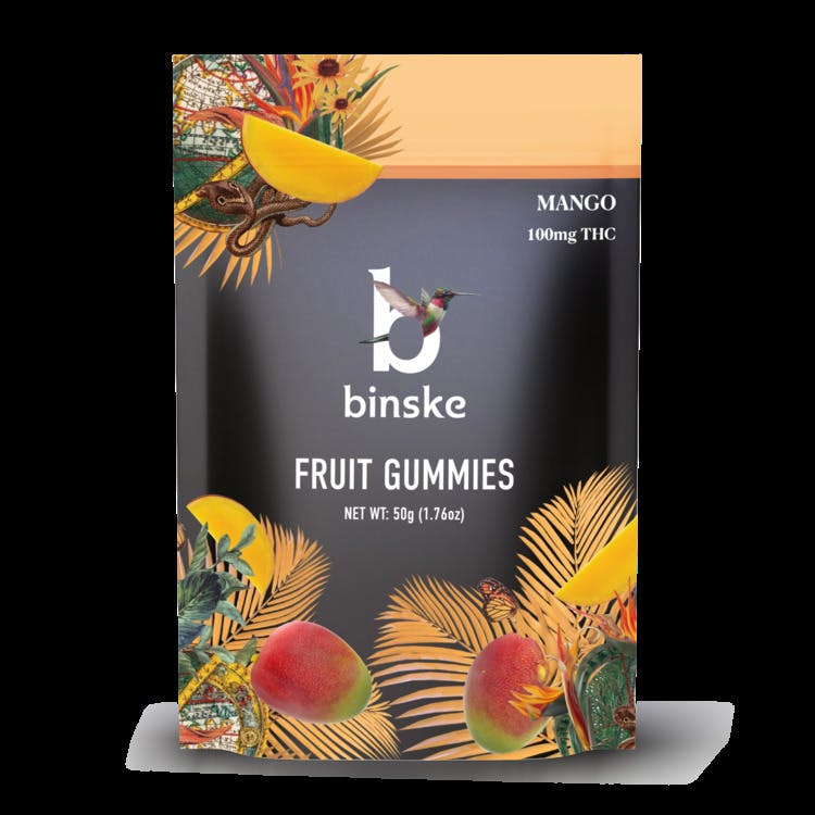 Binske: Mango - Fruit Gummies 10pk 100mg