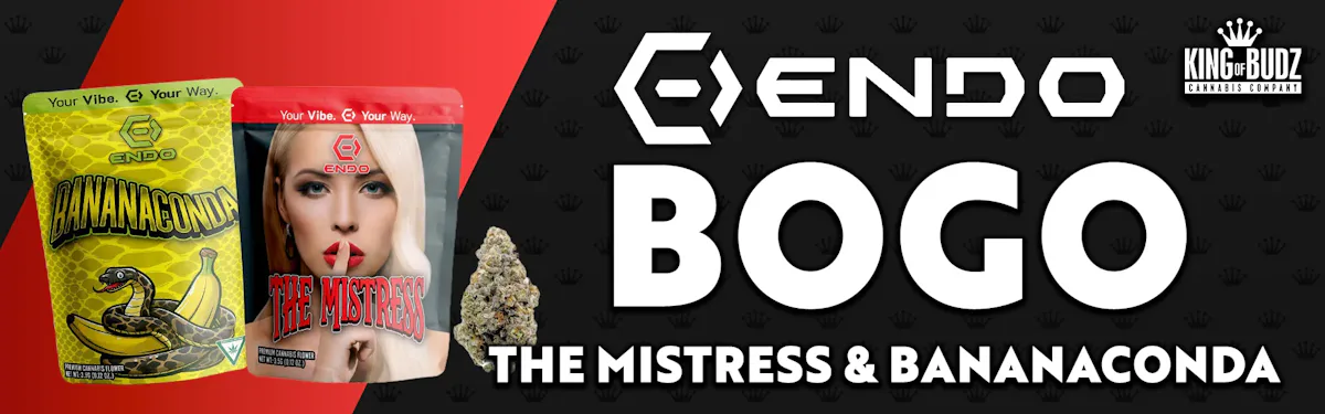 Endo 3.5g Prepacks "The Misteress AND Bananaconda" - BOGO