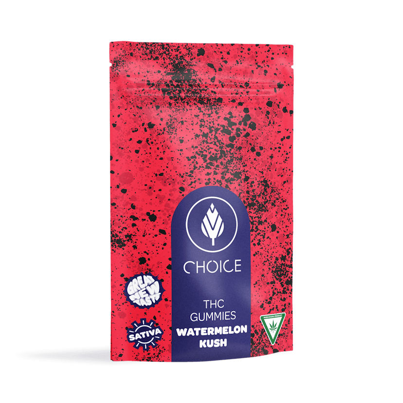 Choice | Watermelon Kush - (Sativa) Gummies 200mg