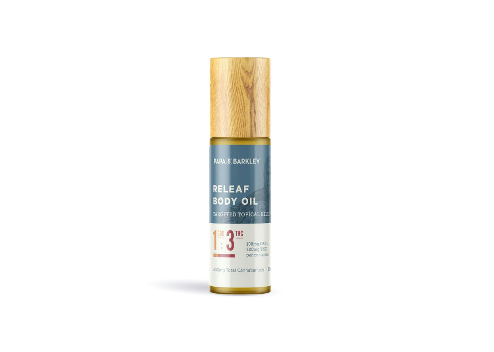 PAPA & BARKLEY BODY OIL: 1:3 THC RICH 60ML