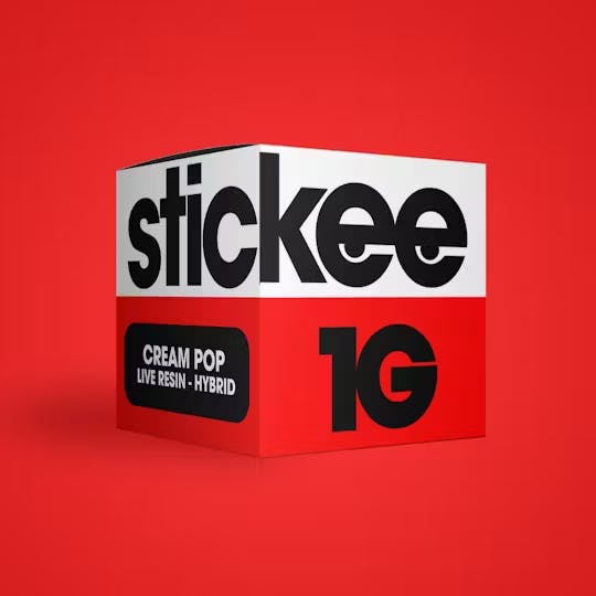 Stickee - 1g Live Resin - Cream Pop
