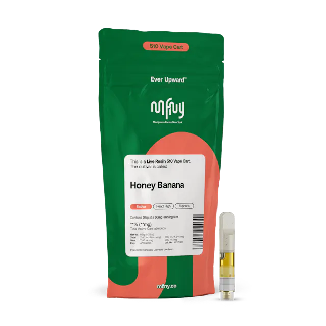 MFNY Honey Banana Live Resin 510 Cart | .5g