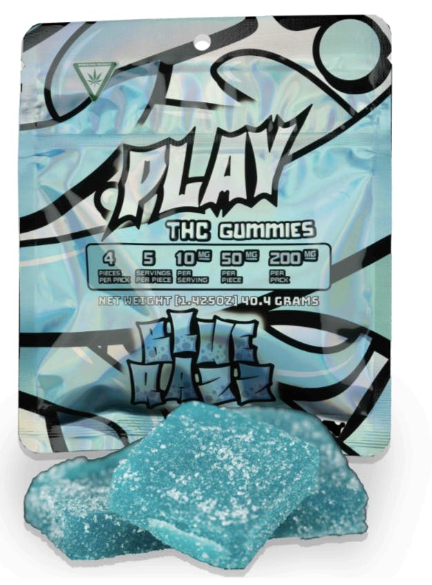Product: Play | Gummies - 200mg - Blue Raspberry