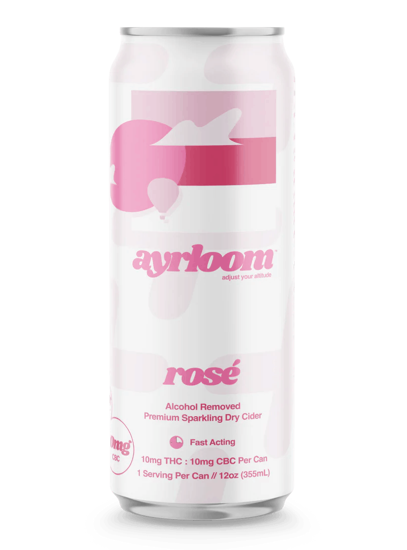 Ayrloom | Rose | Infused Beverage | 1:1 THC:CBC | 10mg